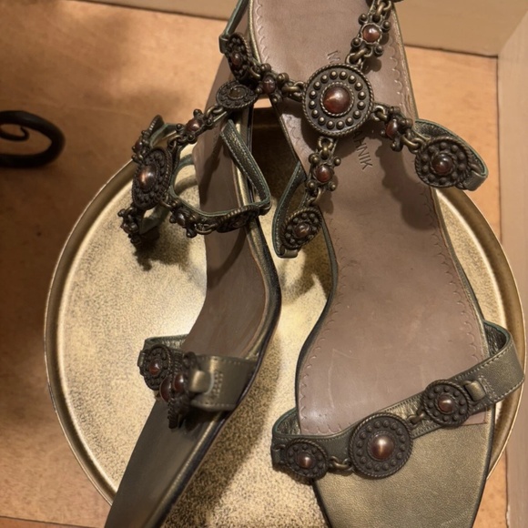 Manolo Blahnik Strappy Sandals - Picture 1 of 6